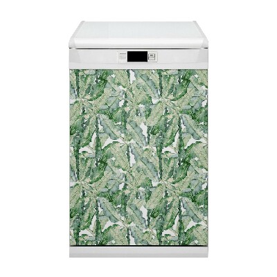 Aimant décoratif pour lave-vaisselle Feuilles de banane