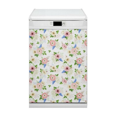 Magnet pour lave vaisselle Fleurs dessinées
