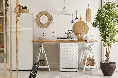 Aimant décoratif pour lave-vaisselle Points colorés