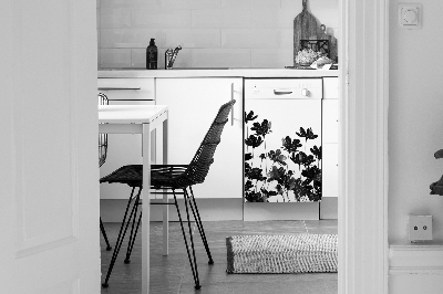 Aimant décoratif pour lave-vaisselle Prairie noire