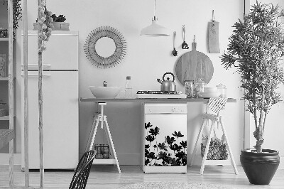 Aimant décoratif pour lave-vaisselle Prairie noire