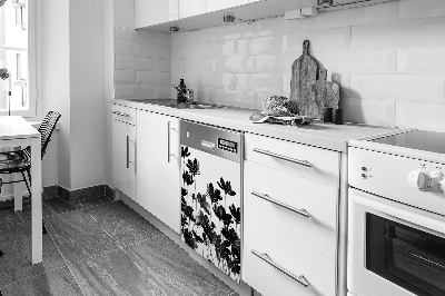 Aimant décoratif pour lave-vaisselle Prairie noire