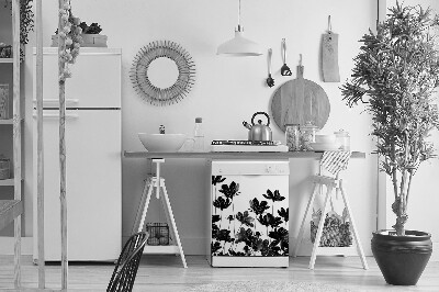 Aimant décoratif pour lave-vaisselle Prairie noire