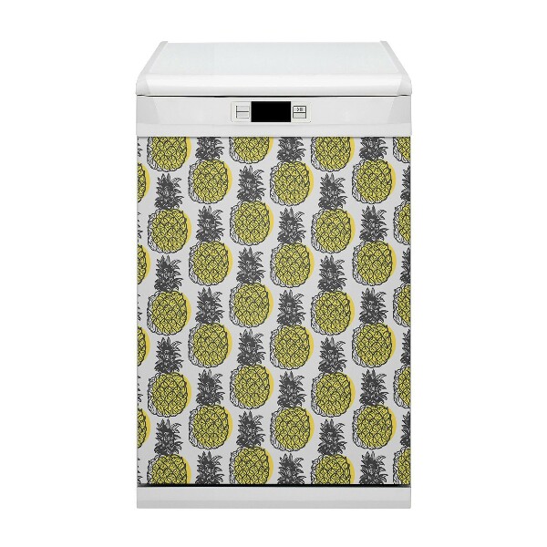 Aimant de couvercle de lave-vaisselle Motif d'ananas