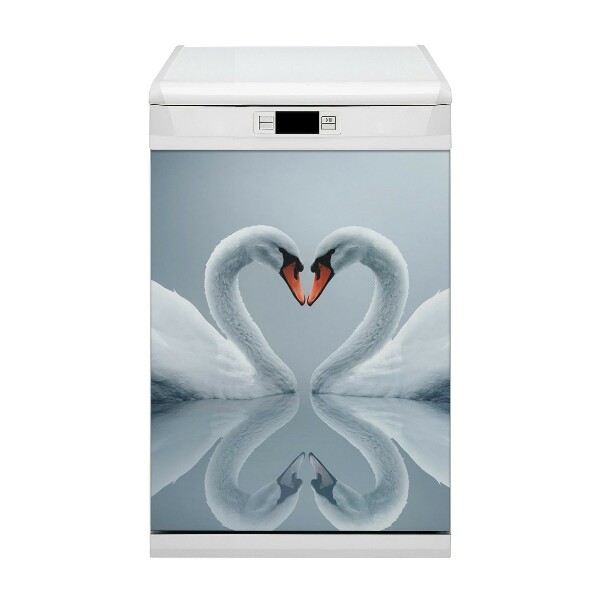 Deco magnetique pour lave vaisselle Cygnes