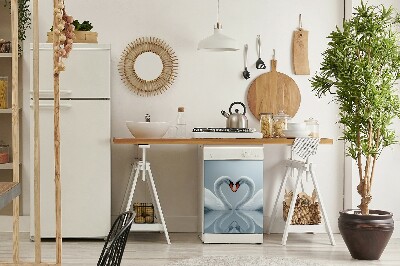 Deco magnetique pour lave vaisselle Cygnes