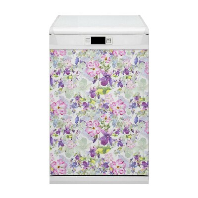 Magnet pour lave vaisselle Fleurs pourpres