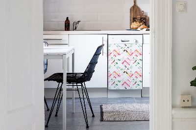 Magnet pour lave vaisselle Cordonnier floral