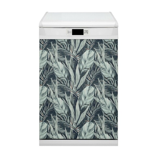 Magnet pour lave vaisselle Feuilles exotiques