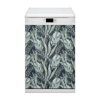 Magnet pour lave vaisselle Feuilles exotiques