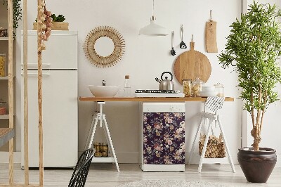 Deco magnetique pour lave vaisselle Fleurs de jardin