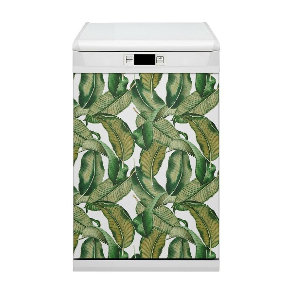 Aimant de couvercle de lave-vaisselle Feuilles botaniques
