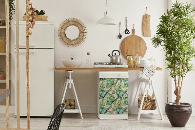 Deco magnetique pour lave vaisselle Art botanique