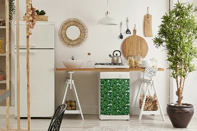 Deco magnetique pour lave vaisselle Feuilles botaniques