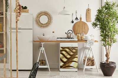 Aimant décoratif pour lave-vaisselle Éléments dorés