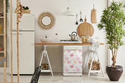 Aimant décoratif pour lave-vaisselle Flammes Flowers