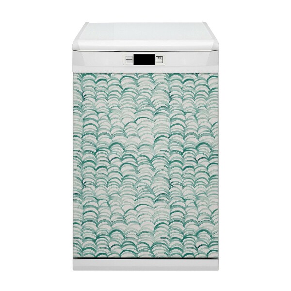 Deco magnetique pour lave vaisselle Des écailles de poisson