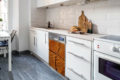 Deco magnetique pour lave vaisselle Tronc d'arbre