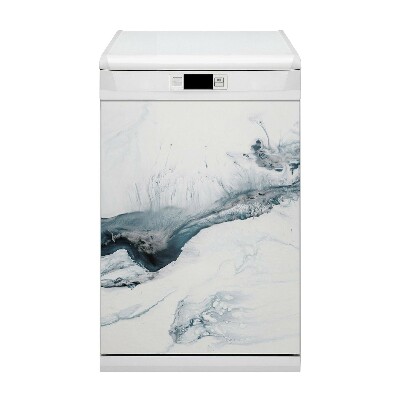 Deco magnetique pour lave vaisselle Abstraction hivernale