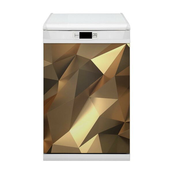 Deco magnetique pour lave vaisselle Feuille d'or