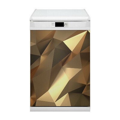 Deco magnetique pour lave vaisselle Feuille d'or