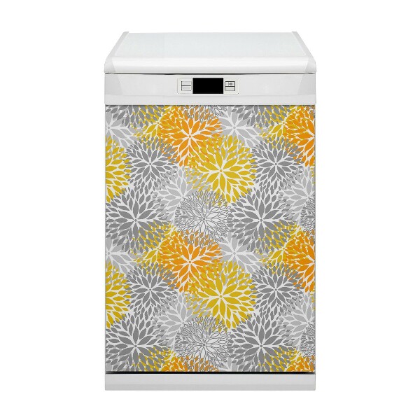 Aimant décoratif pour lave-vaisselle Chrysanthemums