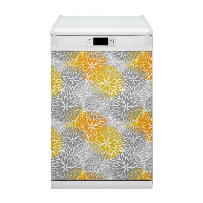 Aimant décoratif pour lave-vaisselle Chrysanthemums
