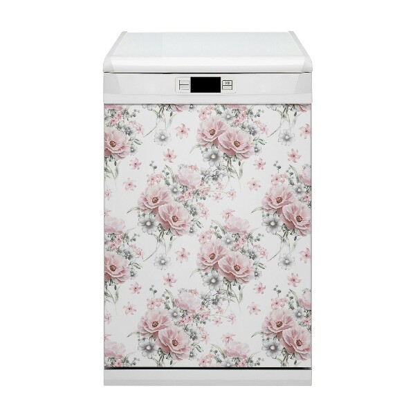 Aimant décoratif pour lave-vaisselle Fleurs