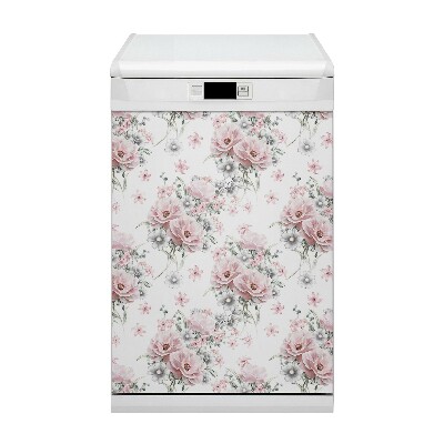 Aimant décoratif pour lave-vaisselle Fleurs