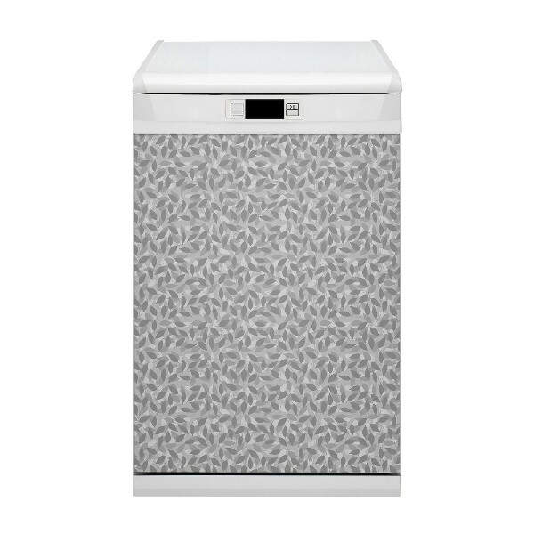 Magnet pour lave vaisselle Feuilles grises