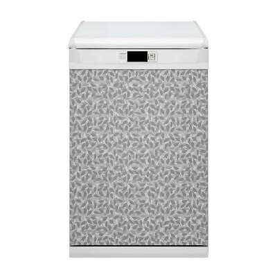 Magnet pour lave vaisselle Feuilles grises