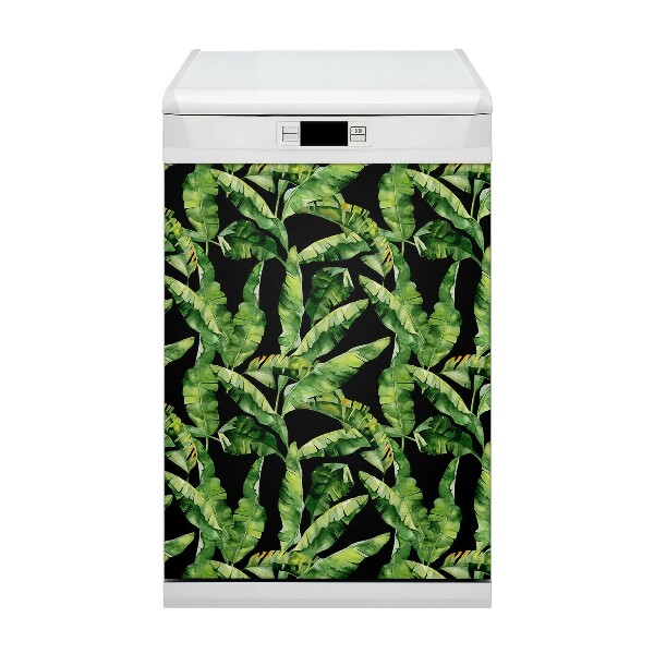 Deco magnetique pour lave vaisselle Feuille tropicale