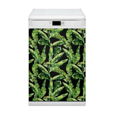 Deco magnetique pour lave vaisselle Feuille tropicale
