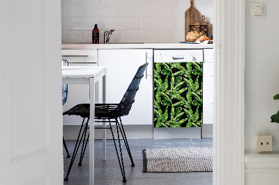 Deco magnetique pour lave vaisselle Feuille tropicale