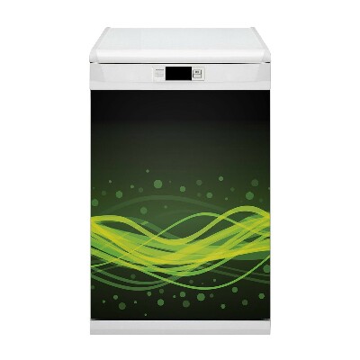 Magnet pour lave vaisselle Rayures vertes