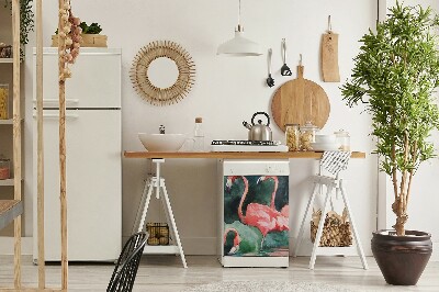 Aimant décoratif pour lave-vaisselle Flamant