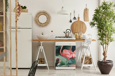 Aimant décoratif pour lave-vaisselle Flamant