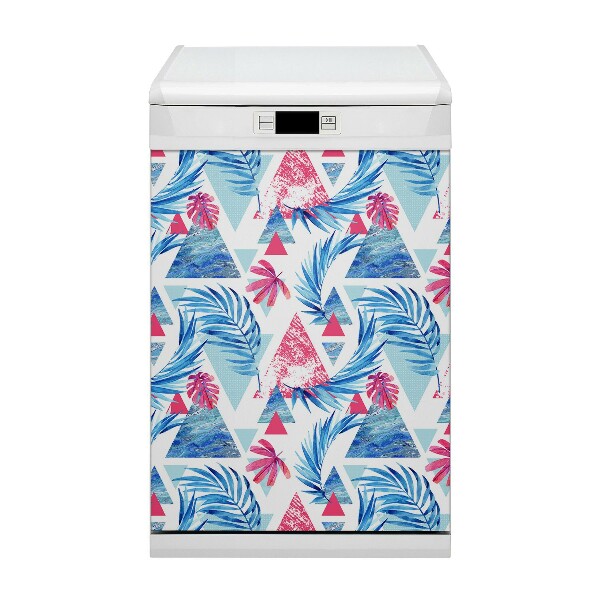 Aimant décoratif pour lave-vaisselle Feuilles triangulaires