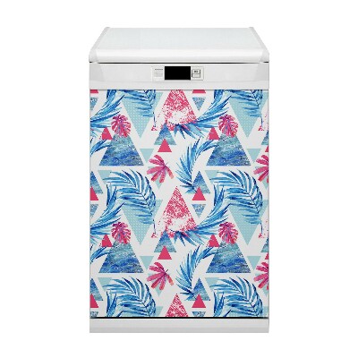 Aimant décoratif pour lave-vaisselle Feuilles triangulaires