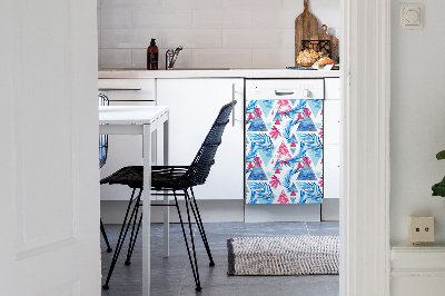 Aimant décoratif pour lave-vaisselle Feuilles triangulaires