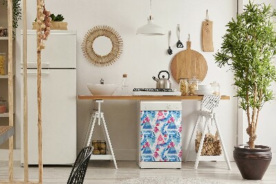 Aimant décoratif pour lave-vaisselle Feuilles triangulaires