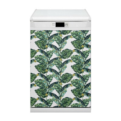 Magnet pour lave vaisselle Feuilles exotiques
