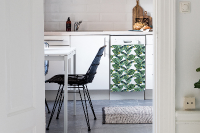 Magnet pour lave vaisselle Feuilles exotiques