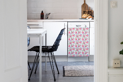 Deco magnetique pour lave vaisselle Style vintage de roses