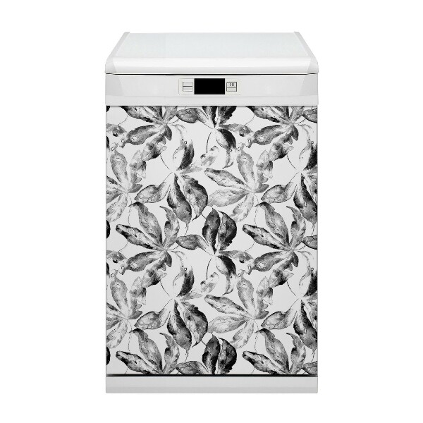 Magnet pour lave vaisselle Feuilles peintes