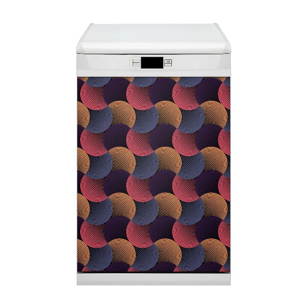 Deco magnetique pour lave vaisselle Motif coloré
