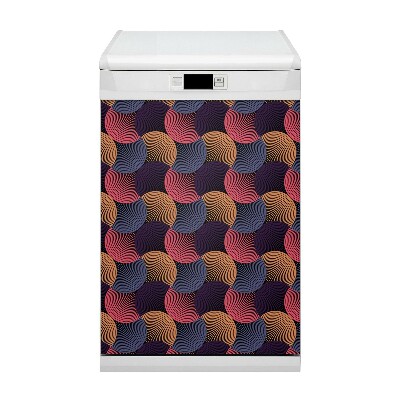 Deco magnetique pour lave vaisselle Motif coloré