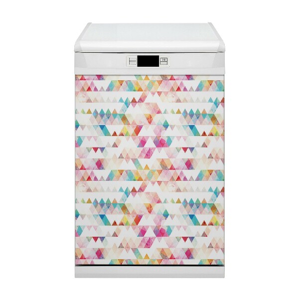 Deco magnetique pour lave vaisselle Triangles de géométrie