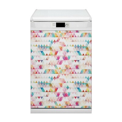 Deco magnetique pour lave vaisselle Triangles de géométrie