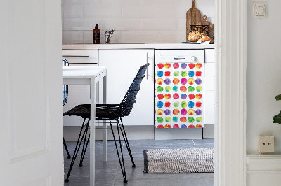 Aimant décoratif pour lave-vaisselle Points peints